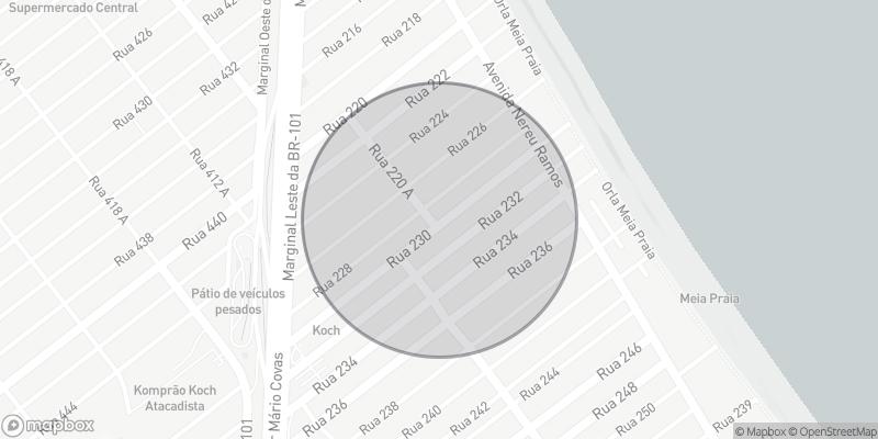 Localização aproximada