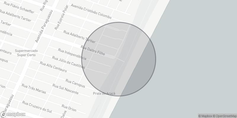 Localização aproximada