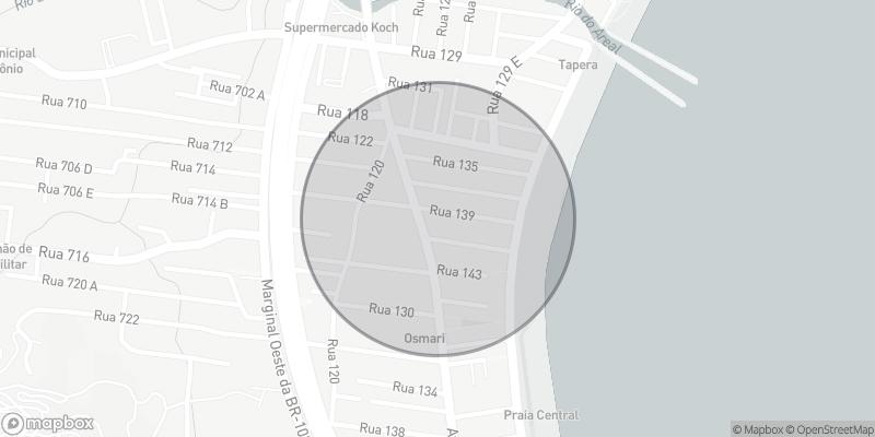 Localização aproximada