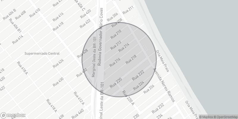 Localização aproximada