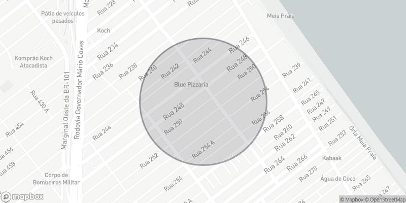 Localização aproximada