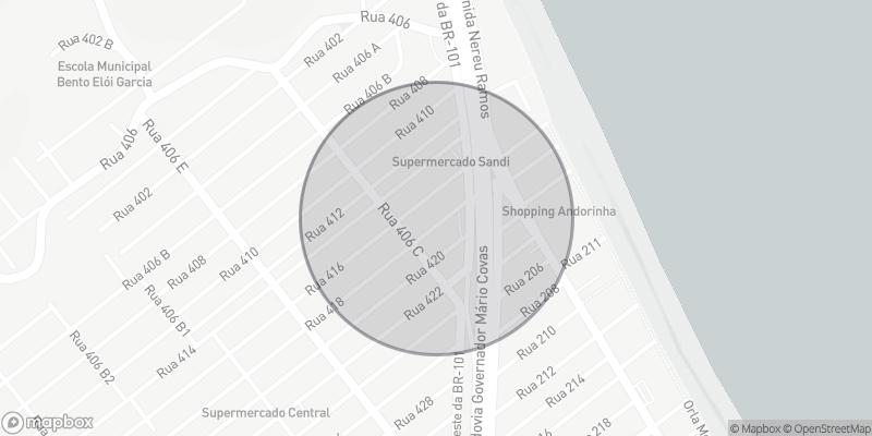 Localização aproximada
