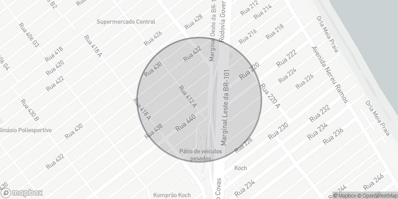 Localização aproximada