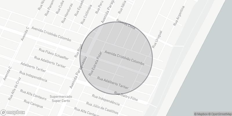 Localização aproximada