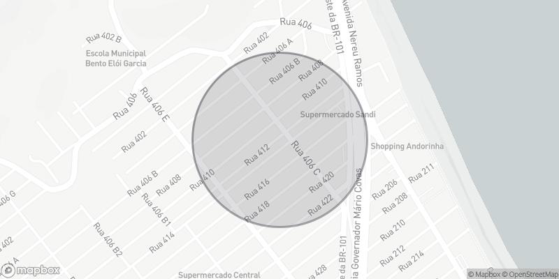 Localização aproximada