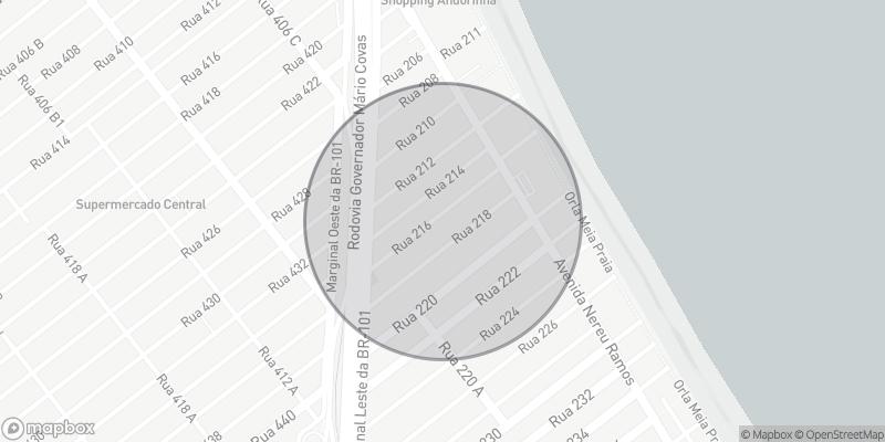 Localização aproximada