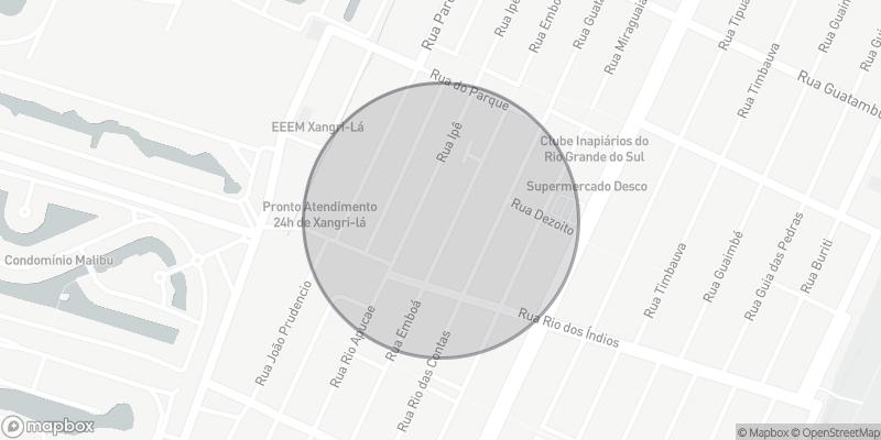 Localização aproximada