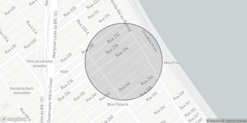 Localização aproximada