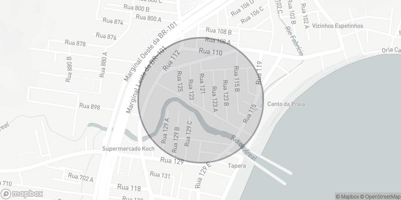 Localização aproximada