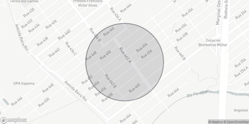 Localização aproximada