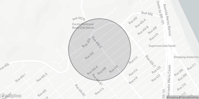 Localização aproximada