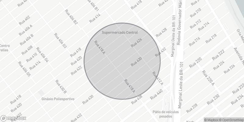 Localização aproximada