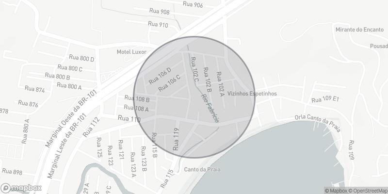 Localização aproximada