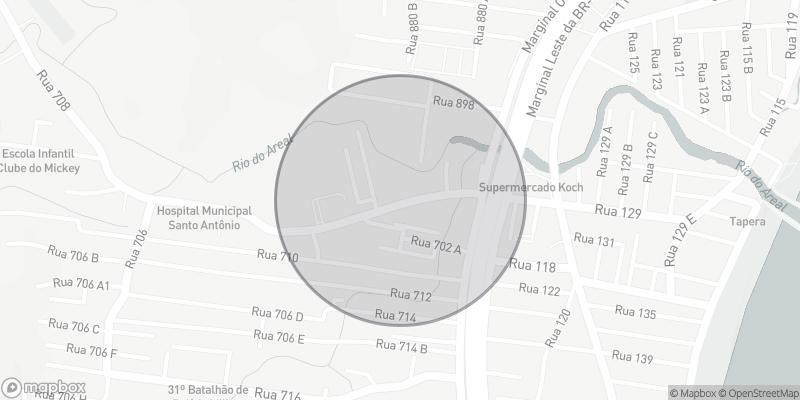 Localização aproximada