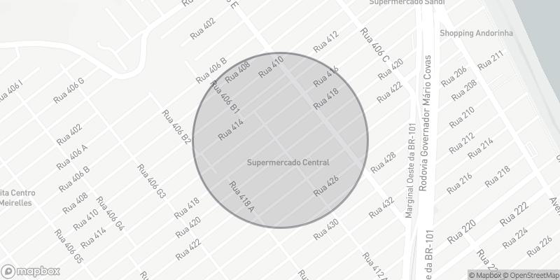 Localização aproximada