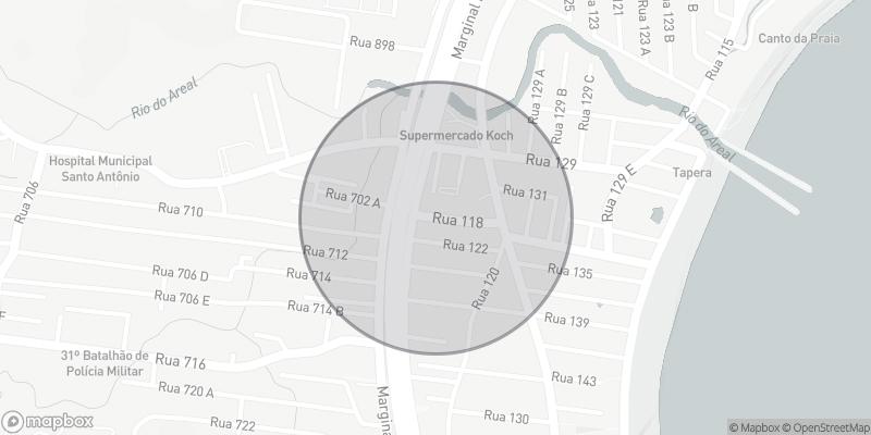 Localização aproximada