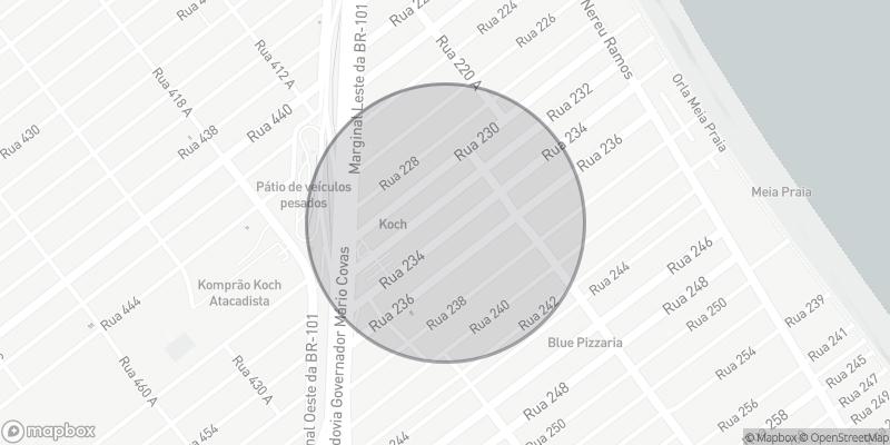 Localização aproximada