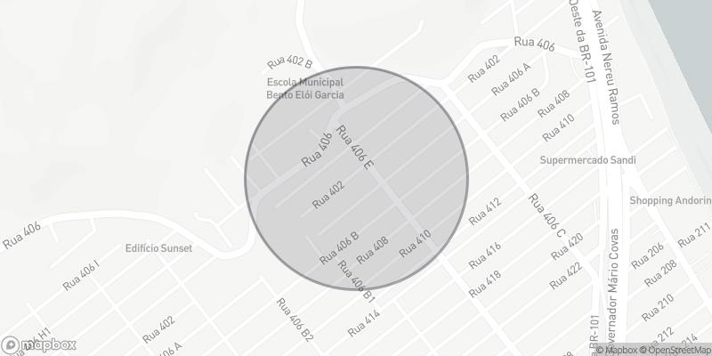 Localização aproximada