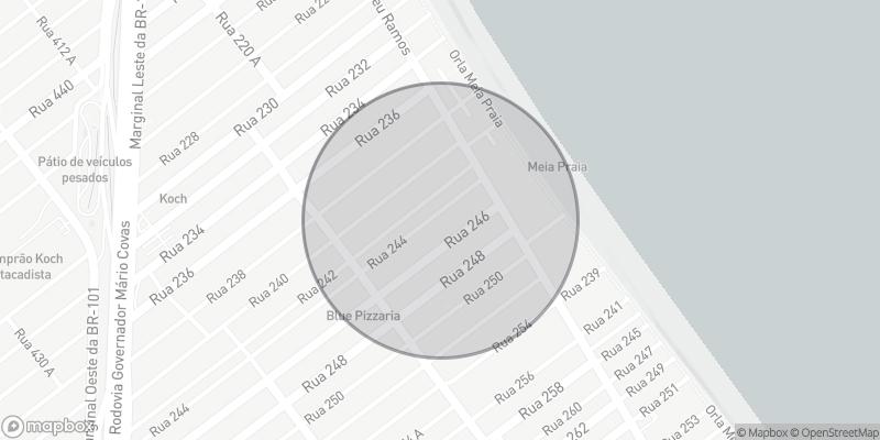 Localização aproximada