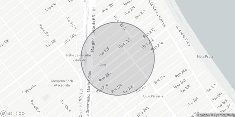 Localização aproximada