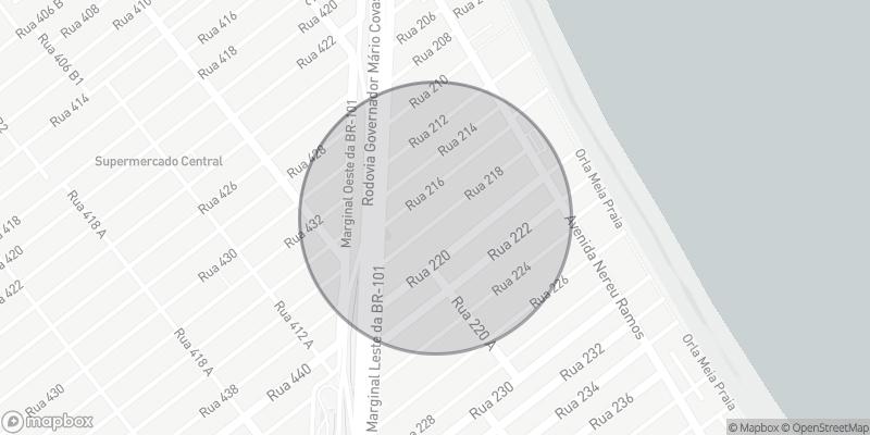 Localização aproximada