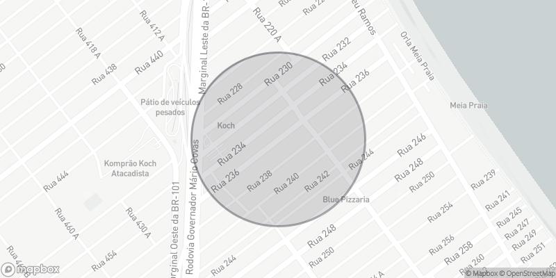Localização aproximada