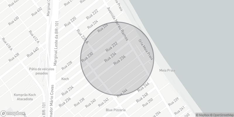 Localização aproximada