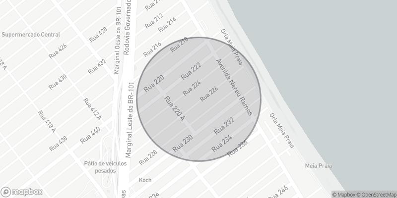 Localização aproximada