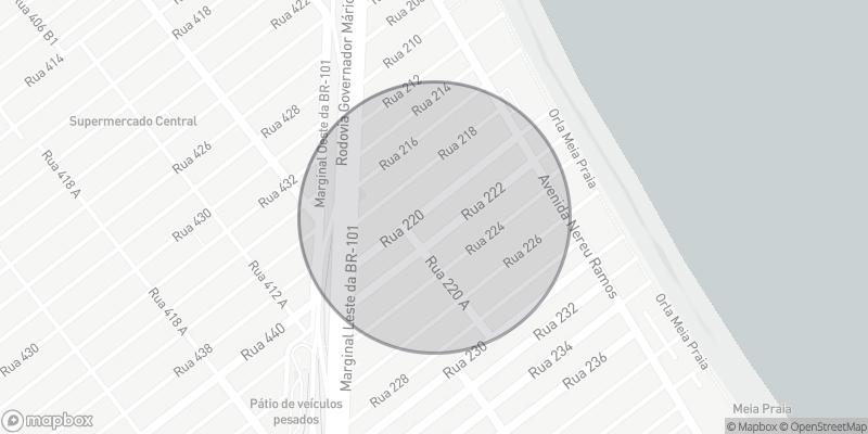 Localização aproximada