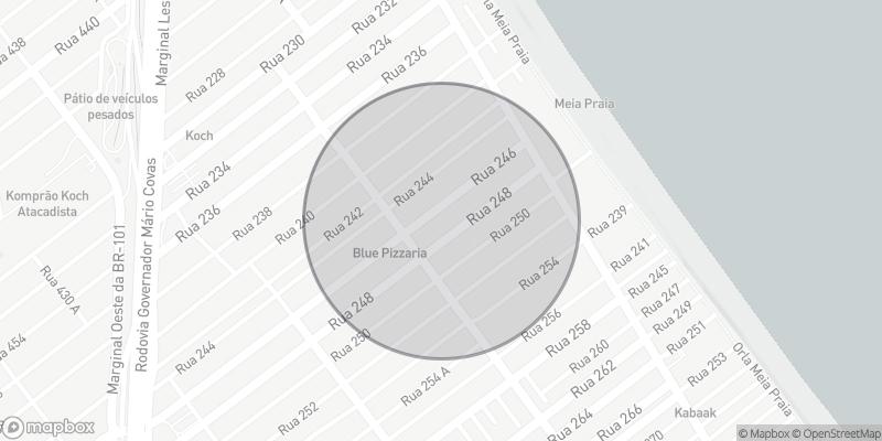 Localização aproximada