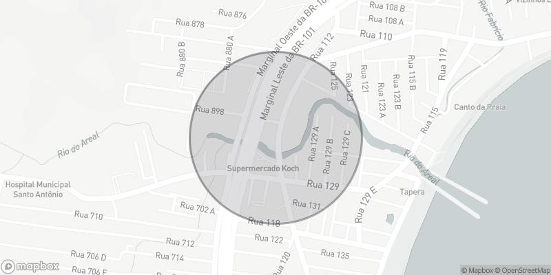 Localização aproximada