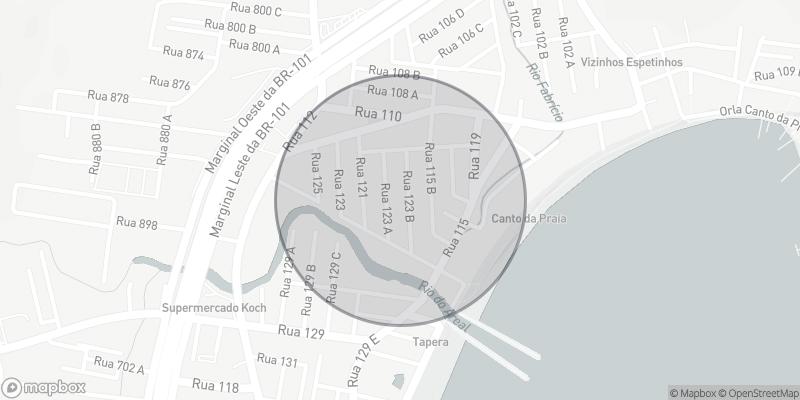 Localização aproximada