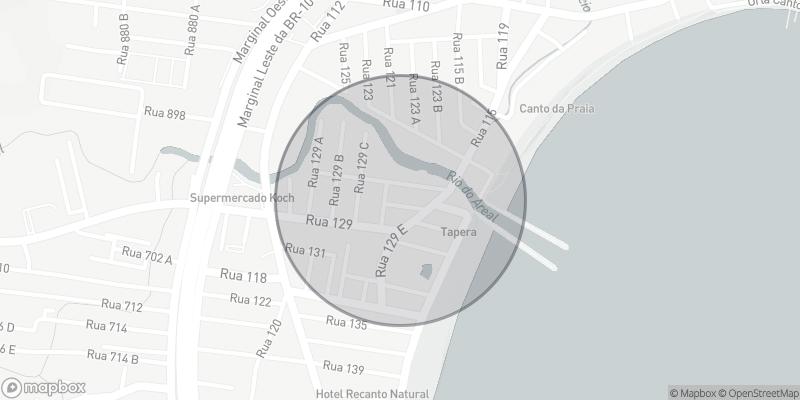 Localização aproximada