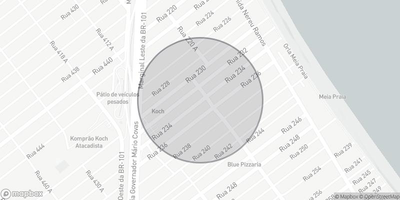 Localização aproximada