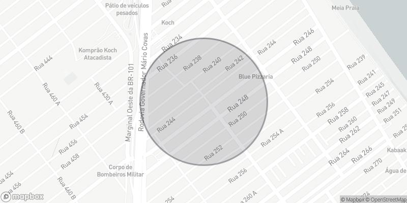 Localização aproximada