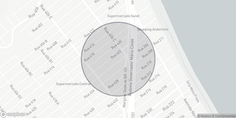 Localização aproximada