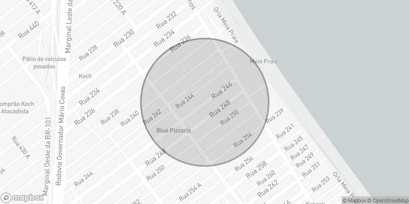Localização aproximada