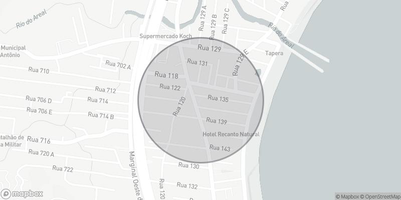 Localização aproximada
