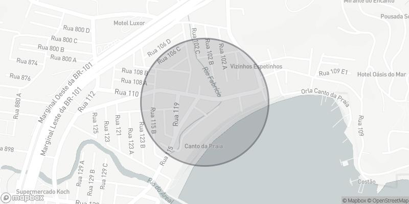 Localização aproximada