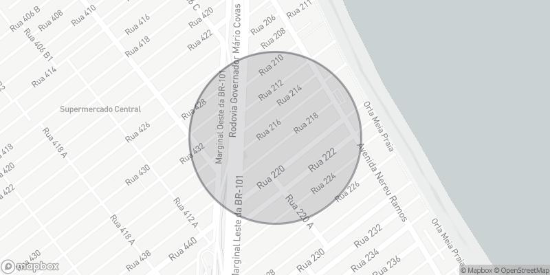 Localização aproximada