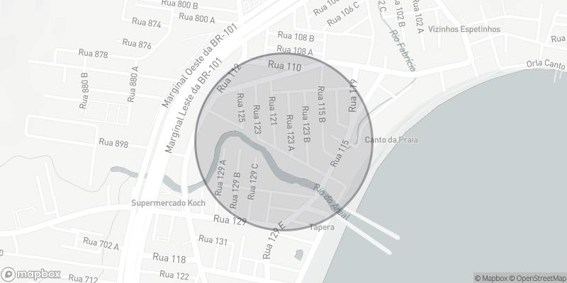 Localização aproximada