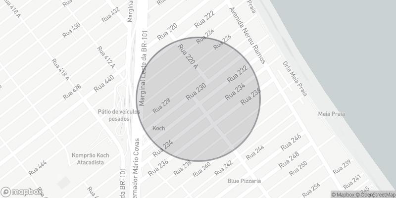 Localização aproximada