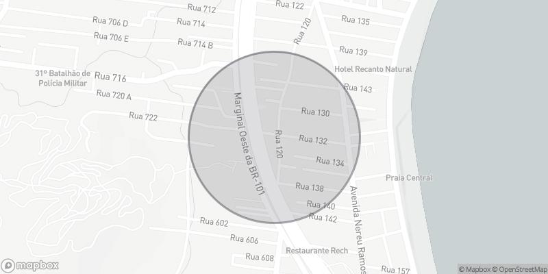 Localização aproximada