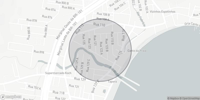 Localização aproximada