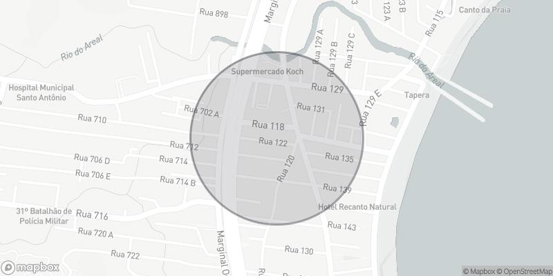 Localização aproximada