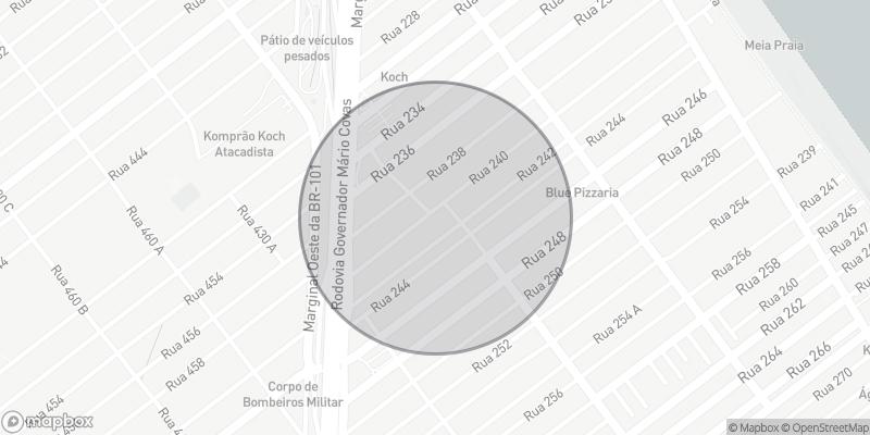 Localização aproximada
