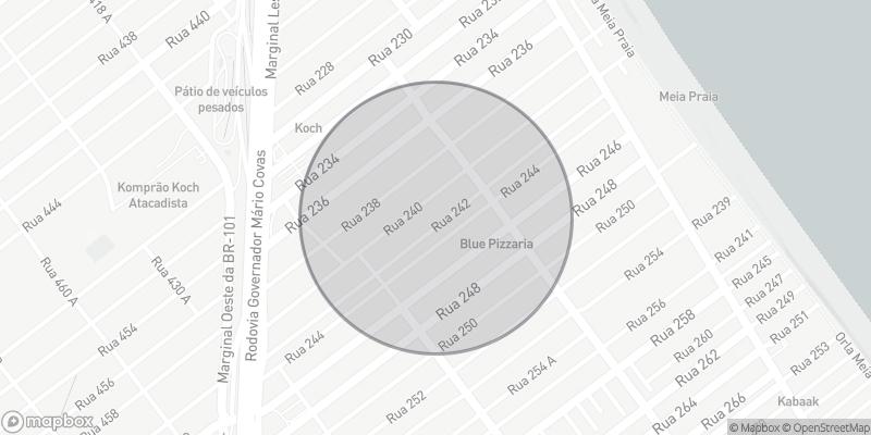 Localização aproximada