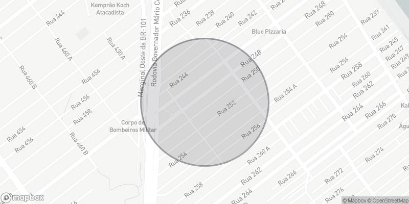 Localização aproximada