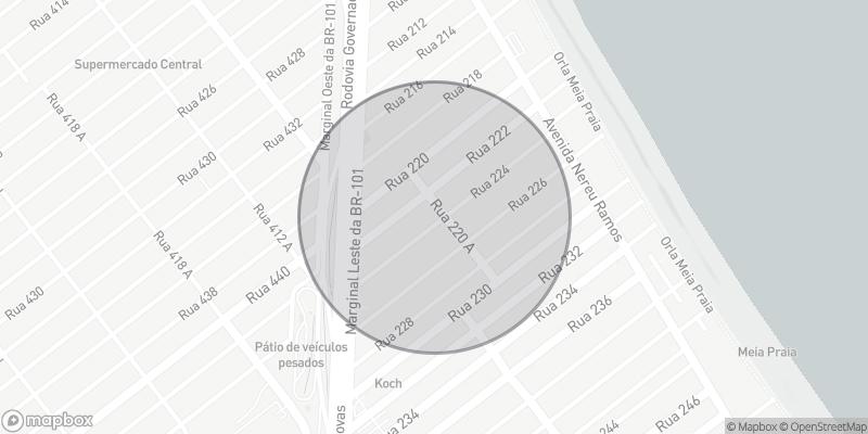 Localização aproximada