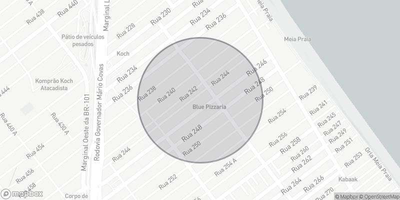 Localização aproximada